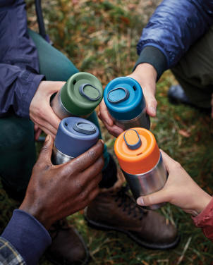 Логотрейд бизнес-подарки картинка: Черный + Blum изолированный герметичный дорожный стакан из нержавеющей стали